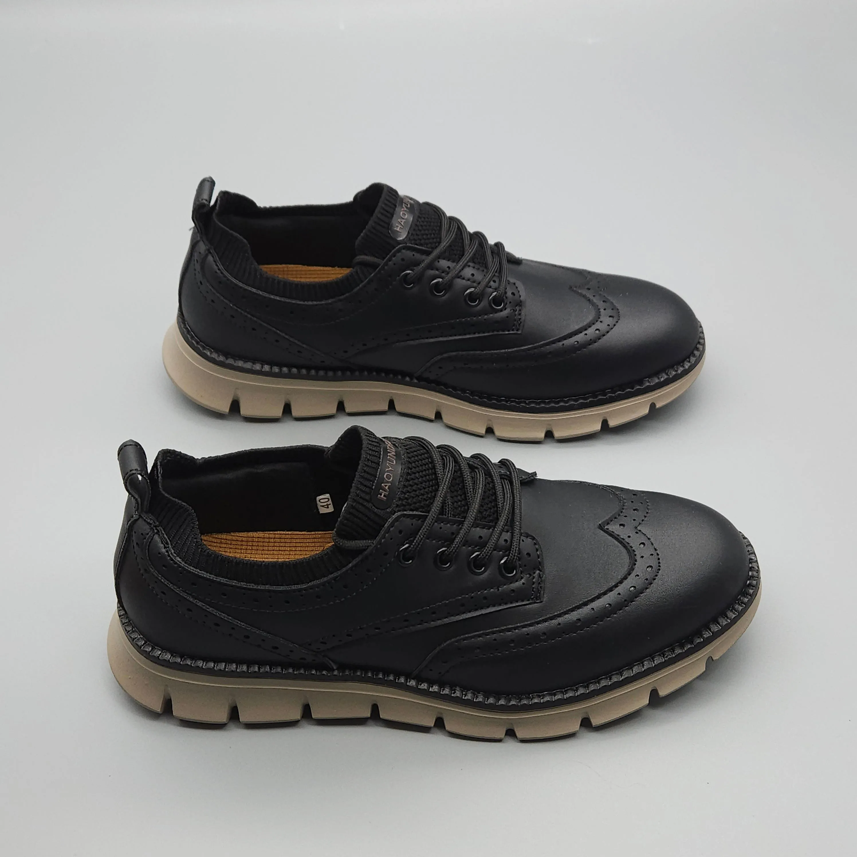 Bellkmart Men's Autumn Breathable Sneakers Classic Orthopedic Sneakers - Black