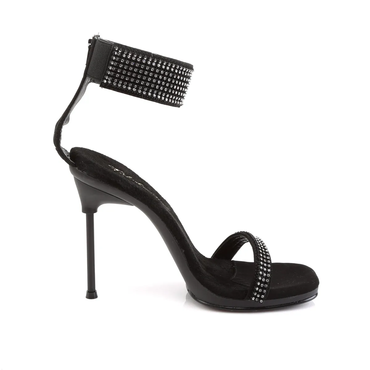 CHIC-40 Rhinestone Ankle Strap Sandals Heels