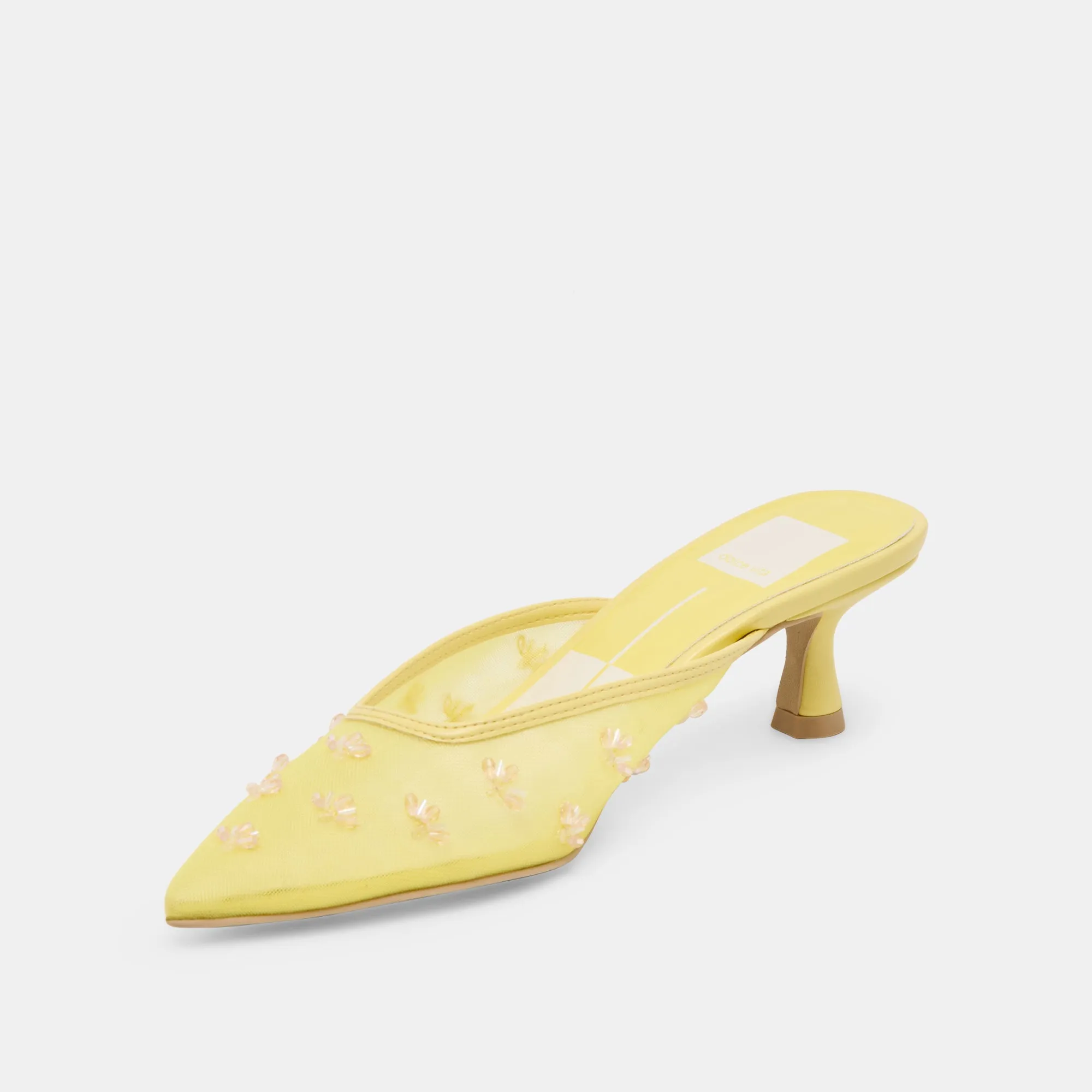 CLARA HEELS LEMON MESH