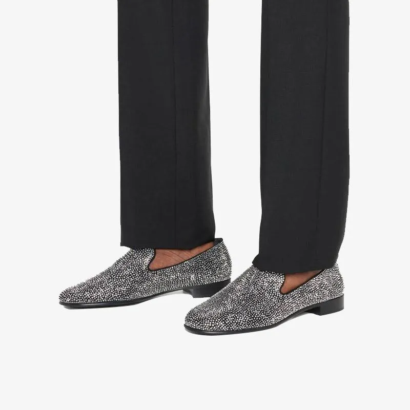 Dazzling Crystal Loafers