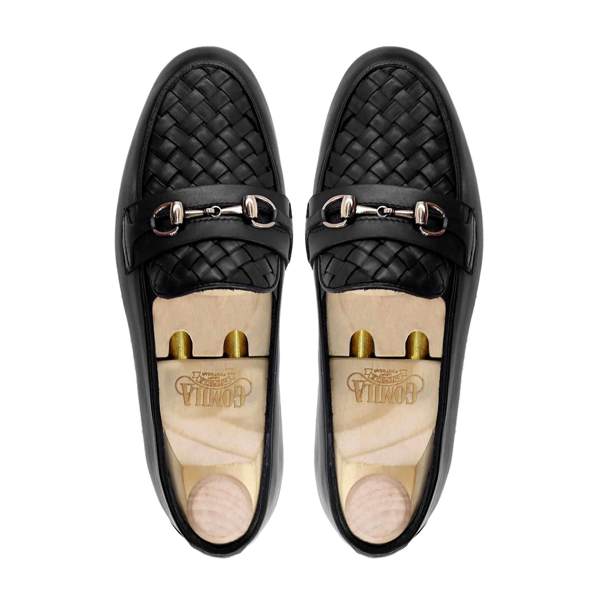 Florita - Men's Black Calf Leather Loafer