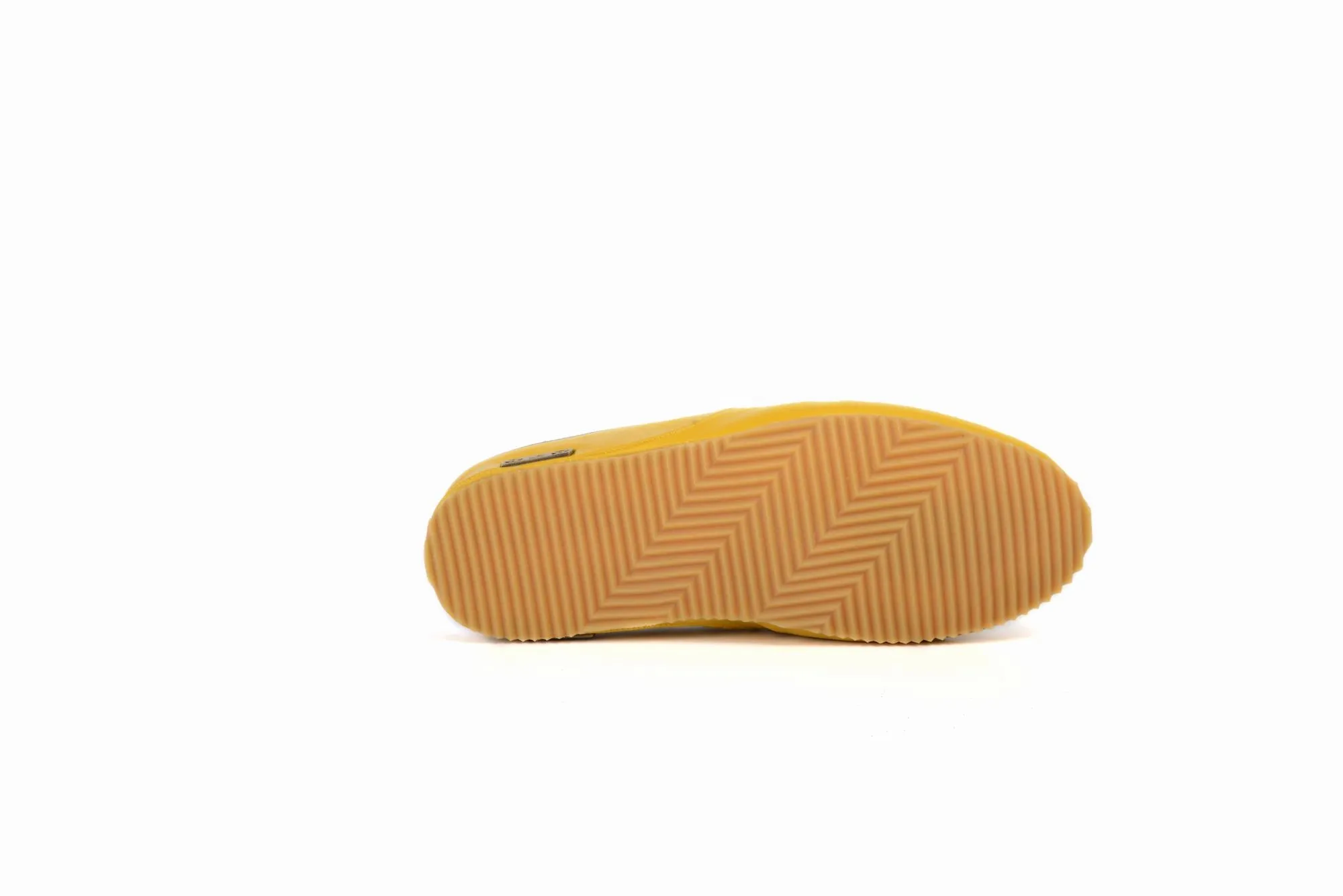 FOOT FEDERATION MOC-TOE WOMEN'S LEATHER SLIPPER YELLOW
