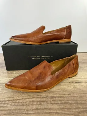 FRYE KENZIE VENETIAN LOAFERS COGNAC