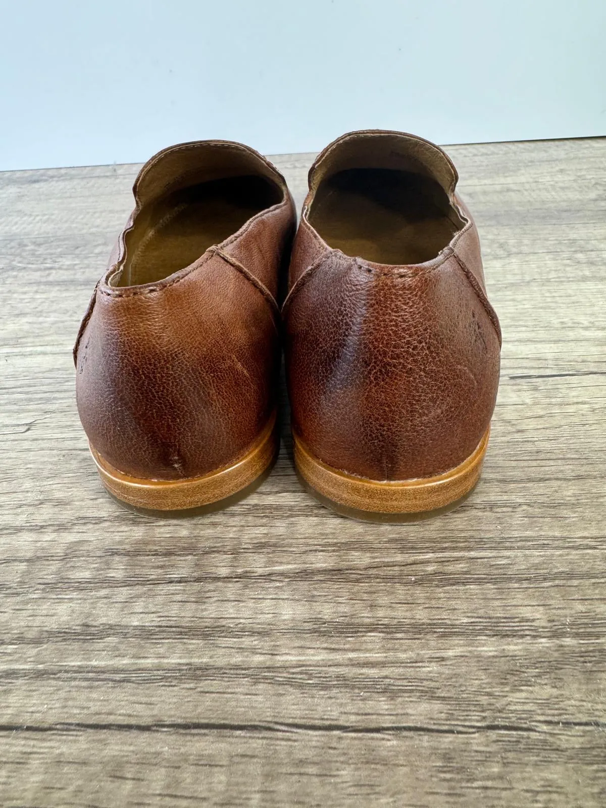FRYE KENZIE VENETIAN LOAFERS COGNAC