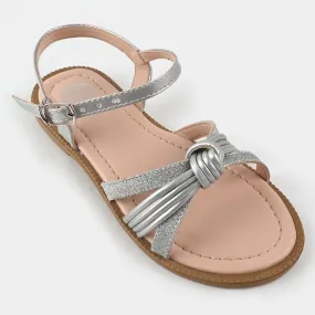 Girls Sandals 456-70-SILVER