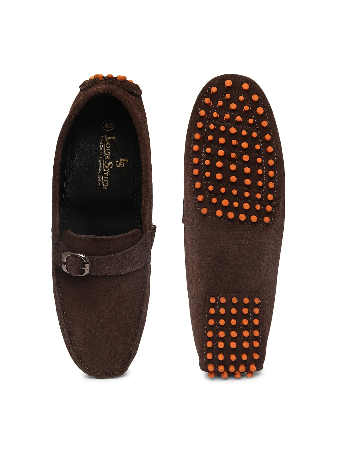 Handmade Italian Suede Leather Penny Loafers