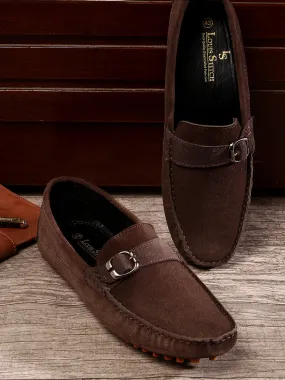Handmade Italian Suede Leather Penny Loafers