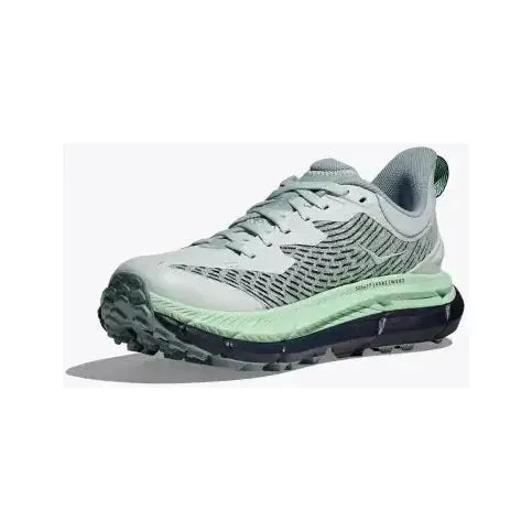 Hoka Women's Mafate Speed 4 Trail Running Shoes Droplet / Mint Fluorite