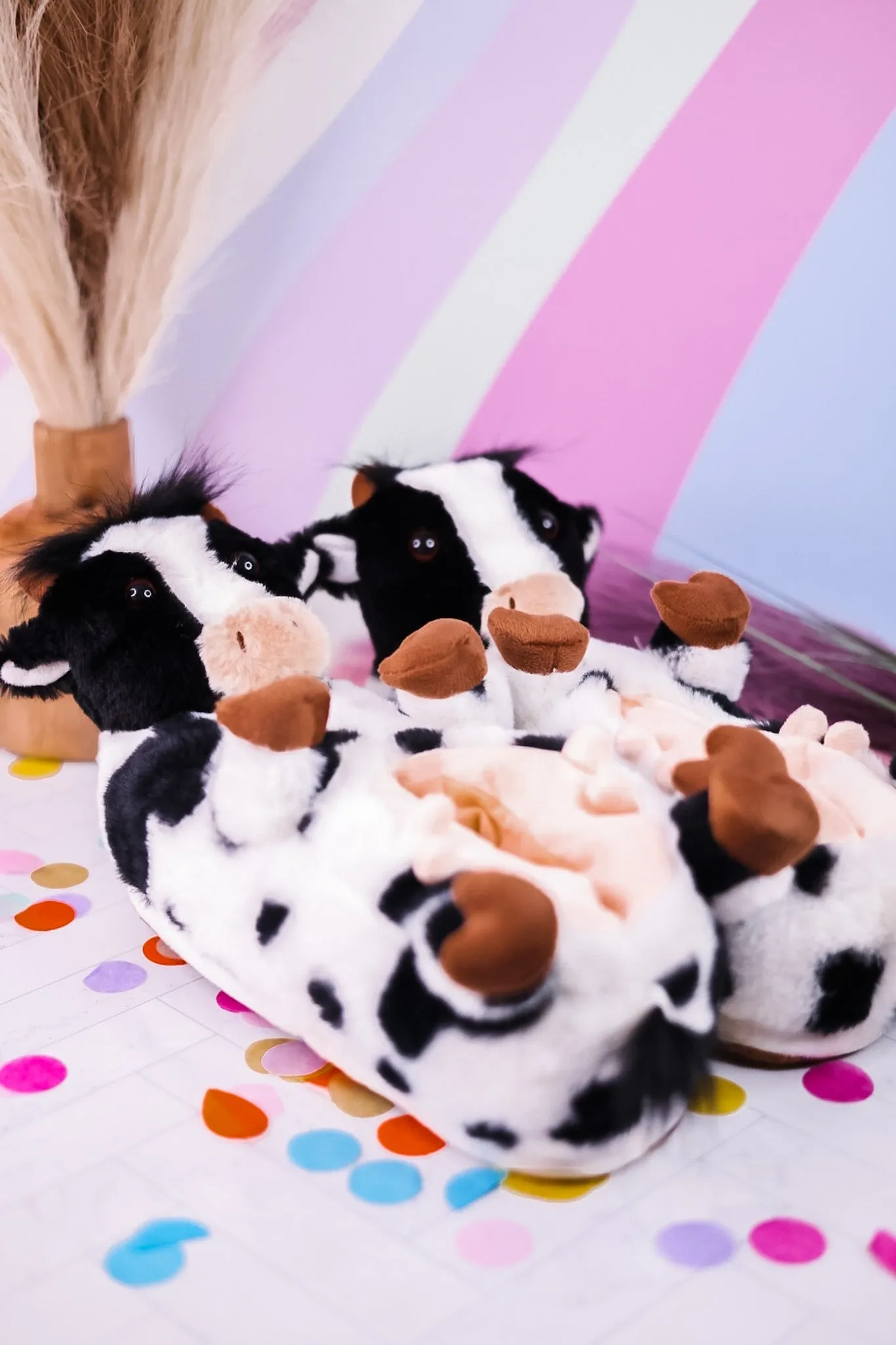 Howdy Cow Slippers