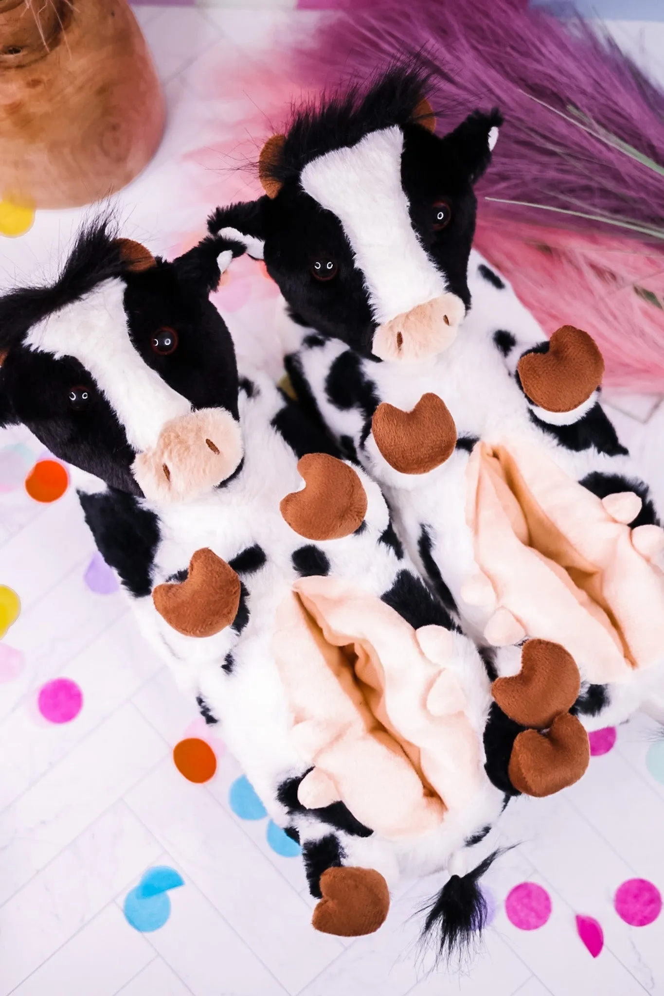 Howdy Cow Slippers