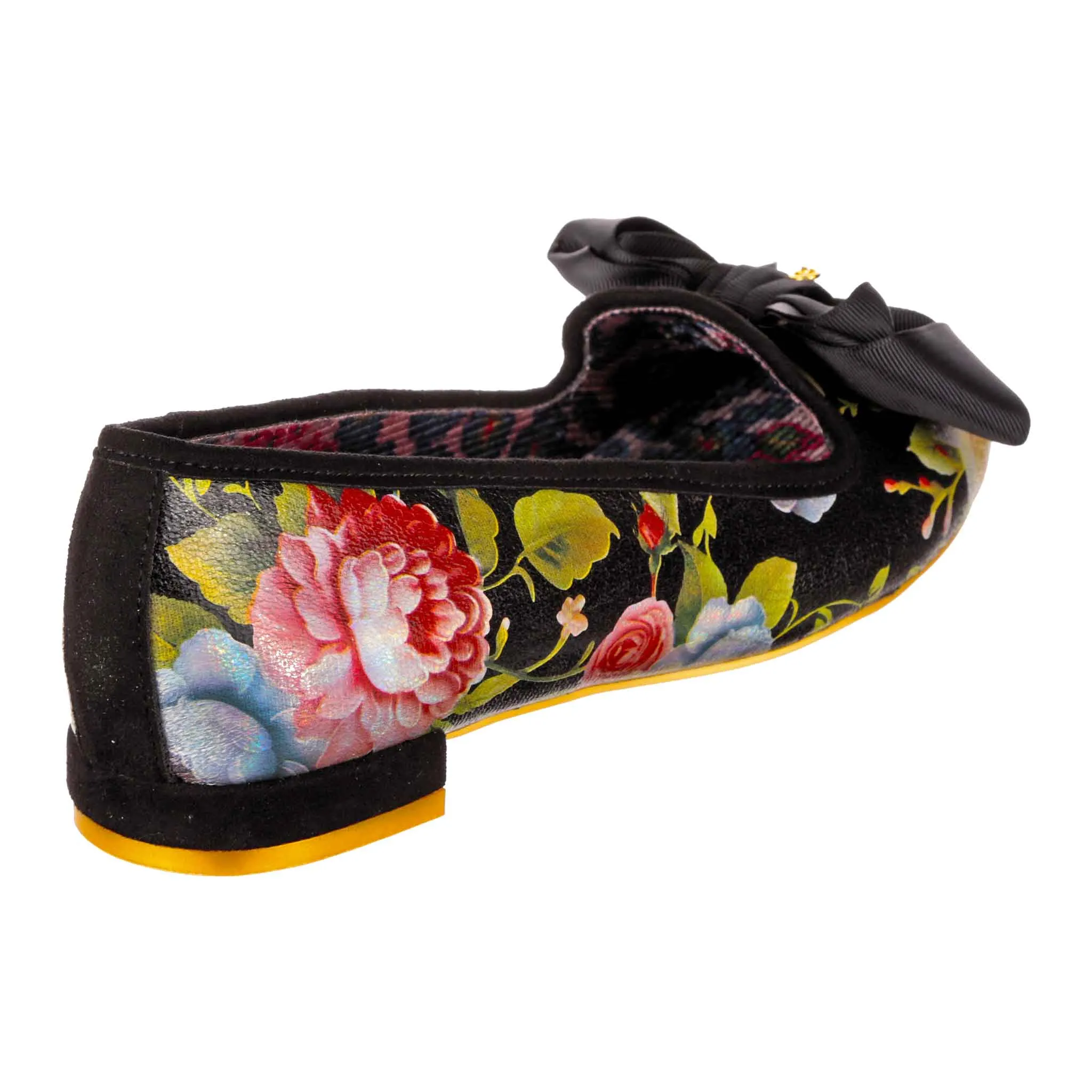 Irregular Choice Womens Race Day Flats - Black