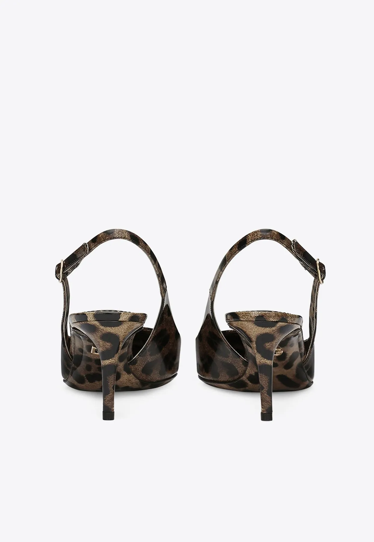 Lollo 60 Leopard Print Slingback Pumps