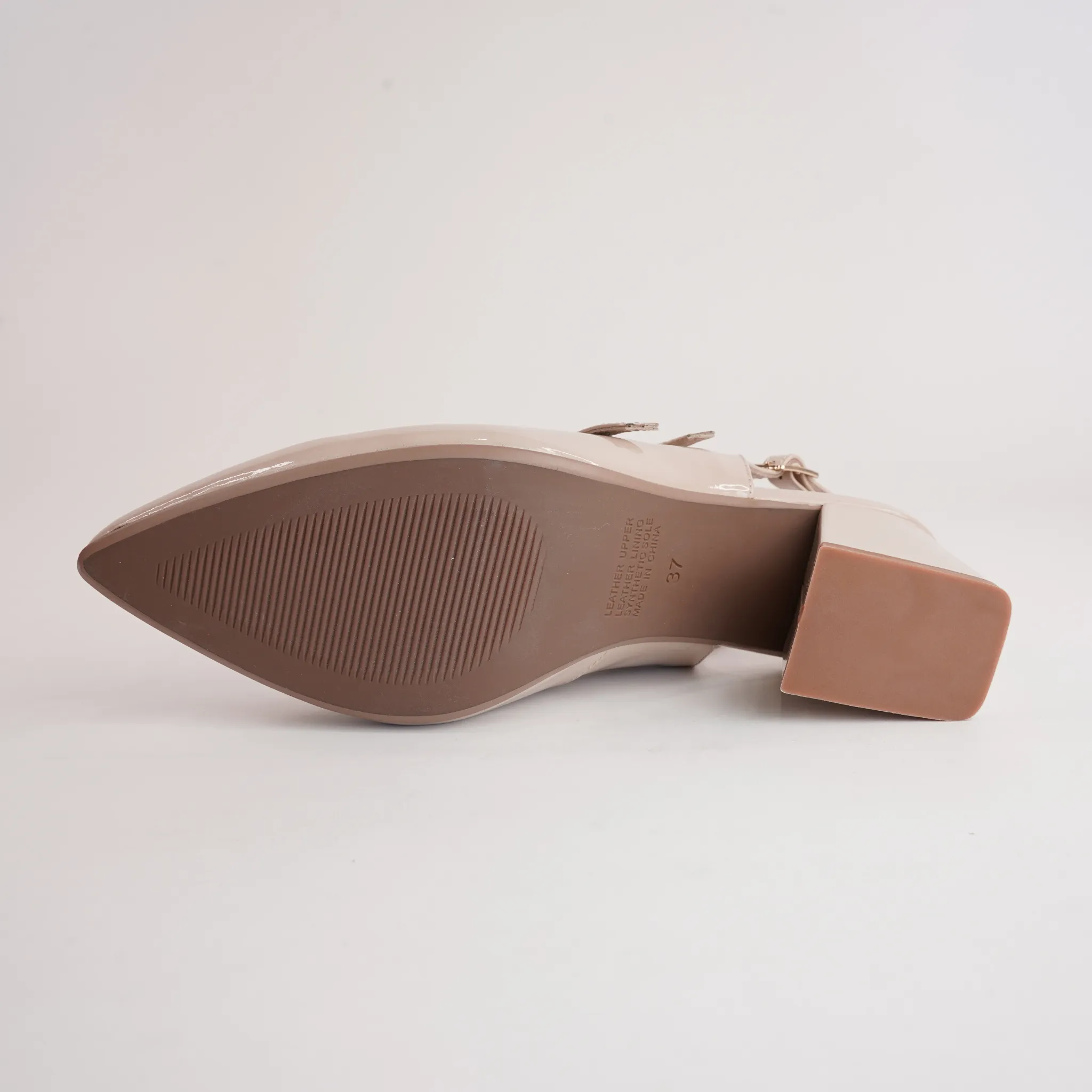 Maisha Cafe Patent Leather Heels