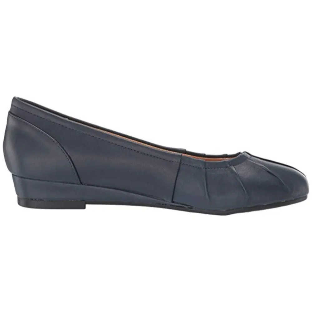 Marcie Navy Me Too Wedge Flat I-1-112432