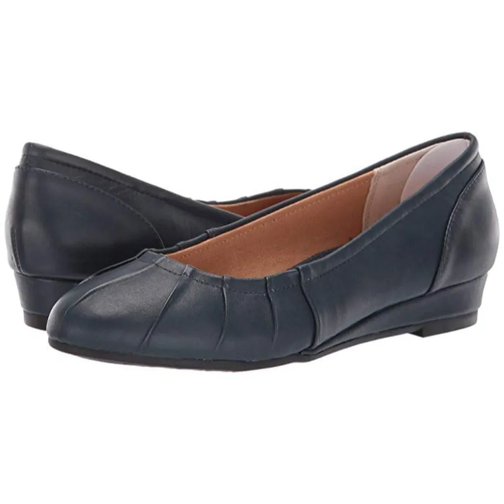 Marcie Navy Me Too Wedge Flat I-1-112432