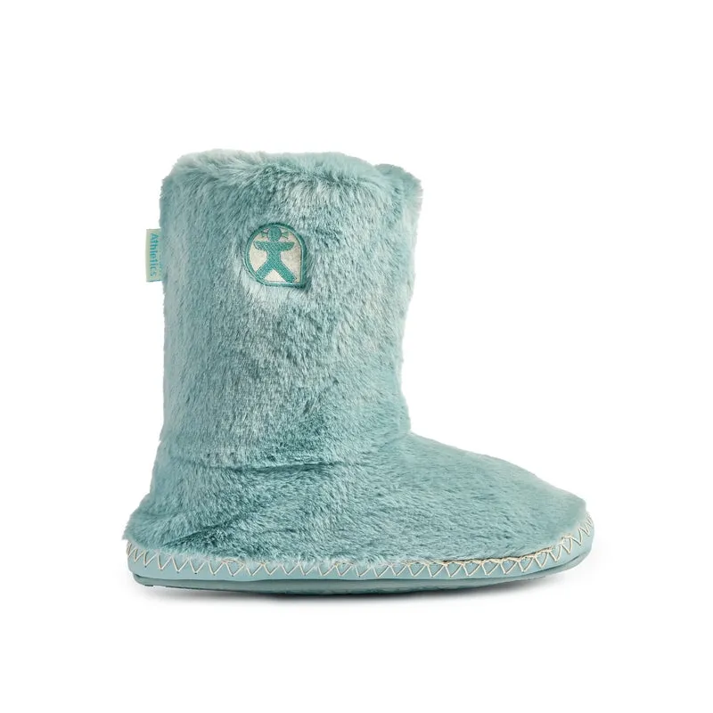 Marilyn - Classic Faux Fur Slipper Boot - Seafoam