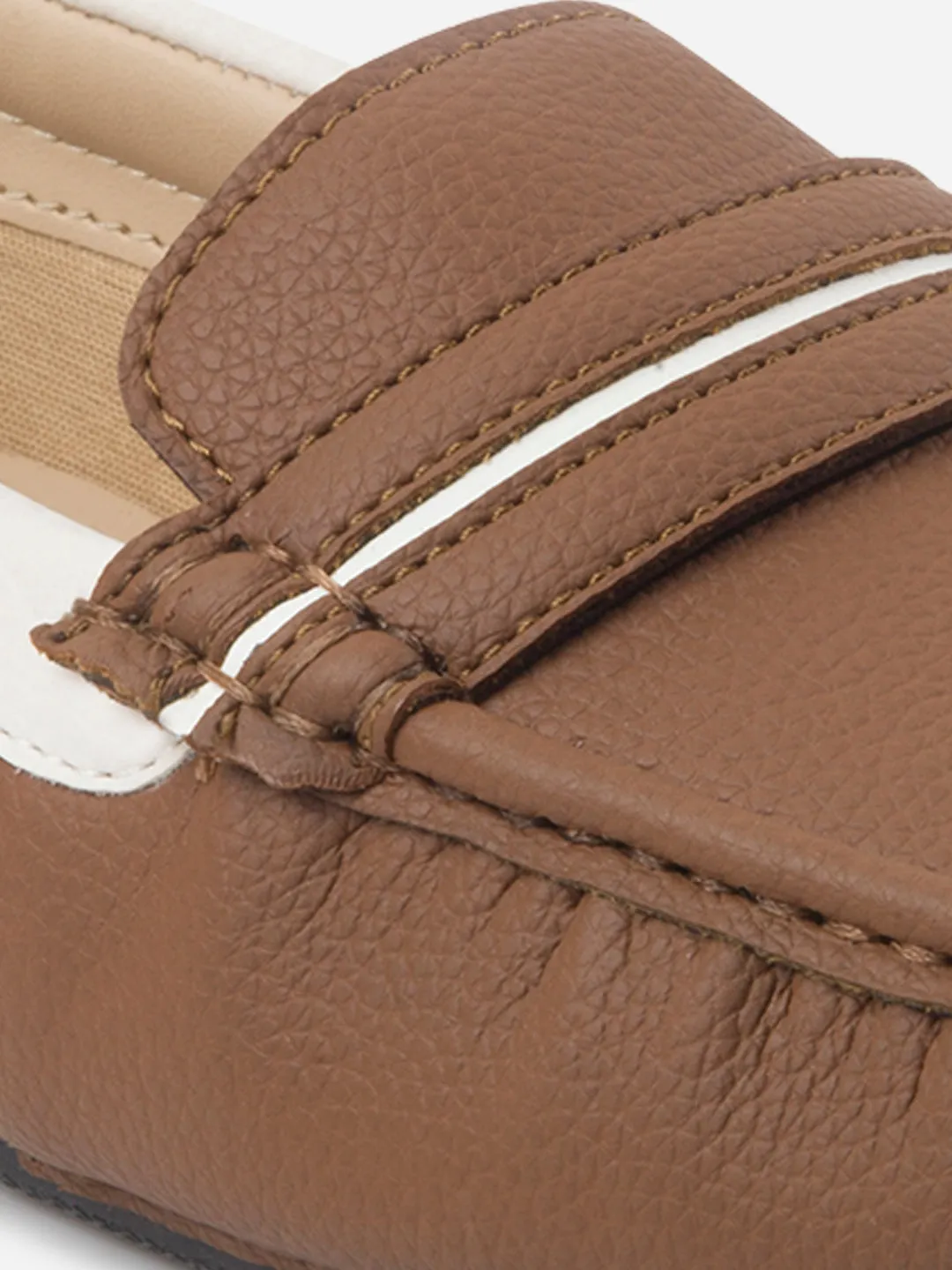 Men's Tan White Multi Color Loafer (IX4106)