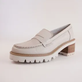Merrel Vanilla Leather Heeled Loafers
