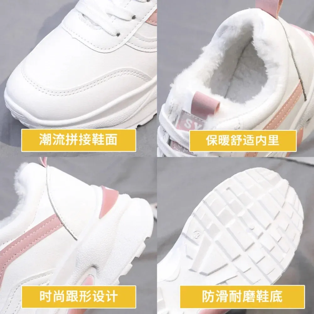 New Women Sneakers  Fashion Women's Sports Shoes Casual Shoes Woman Comfortable Breathable White Female Platform Sneakers