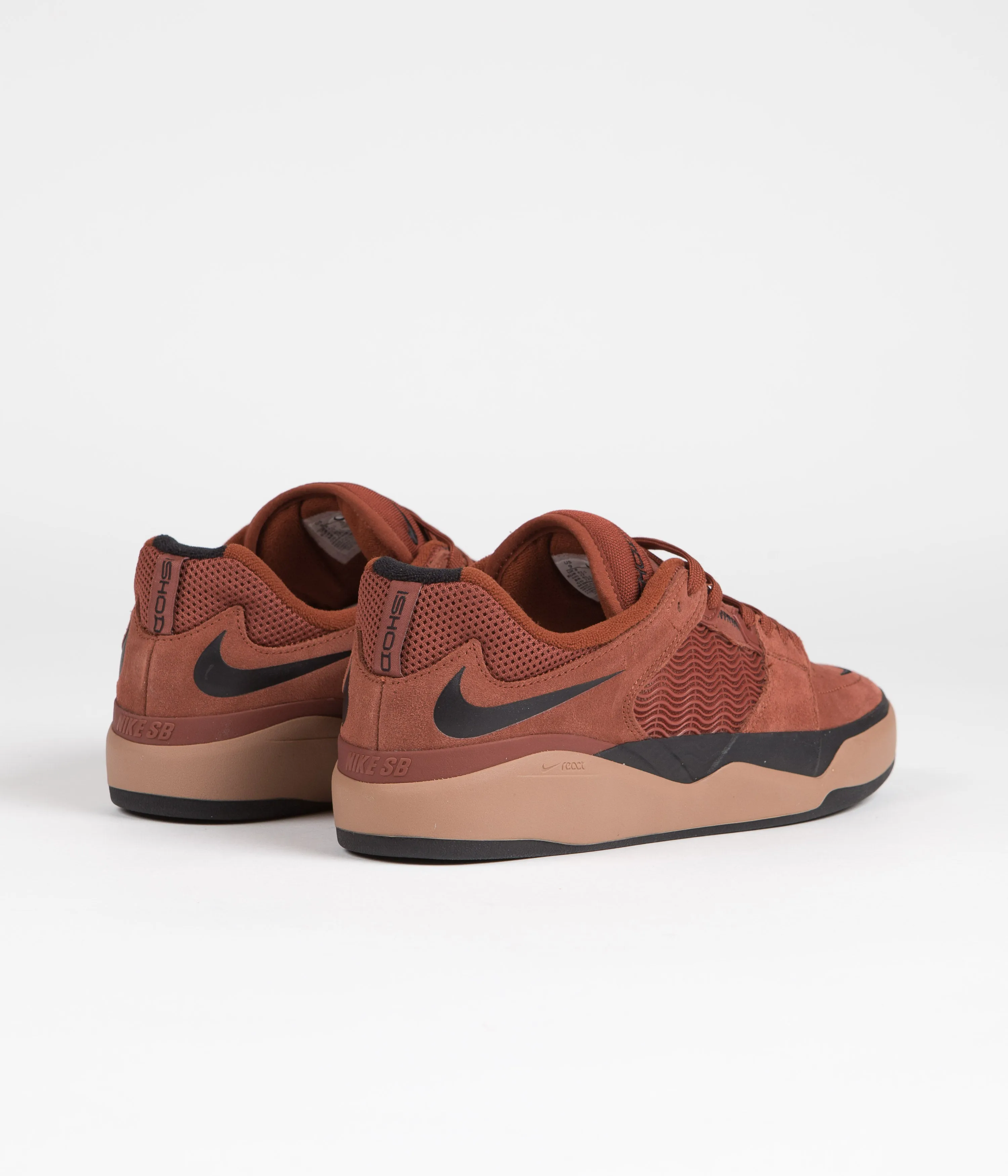 Nike SB Ishod Shoes - Rugged Orange / Black - Mineral Clay - Black