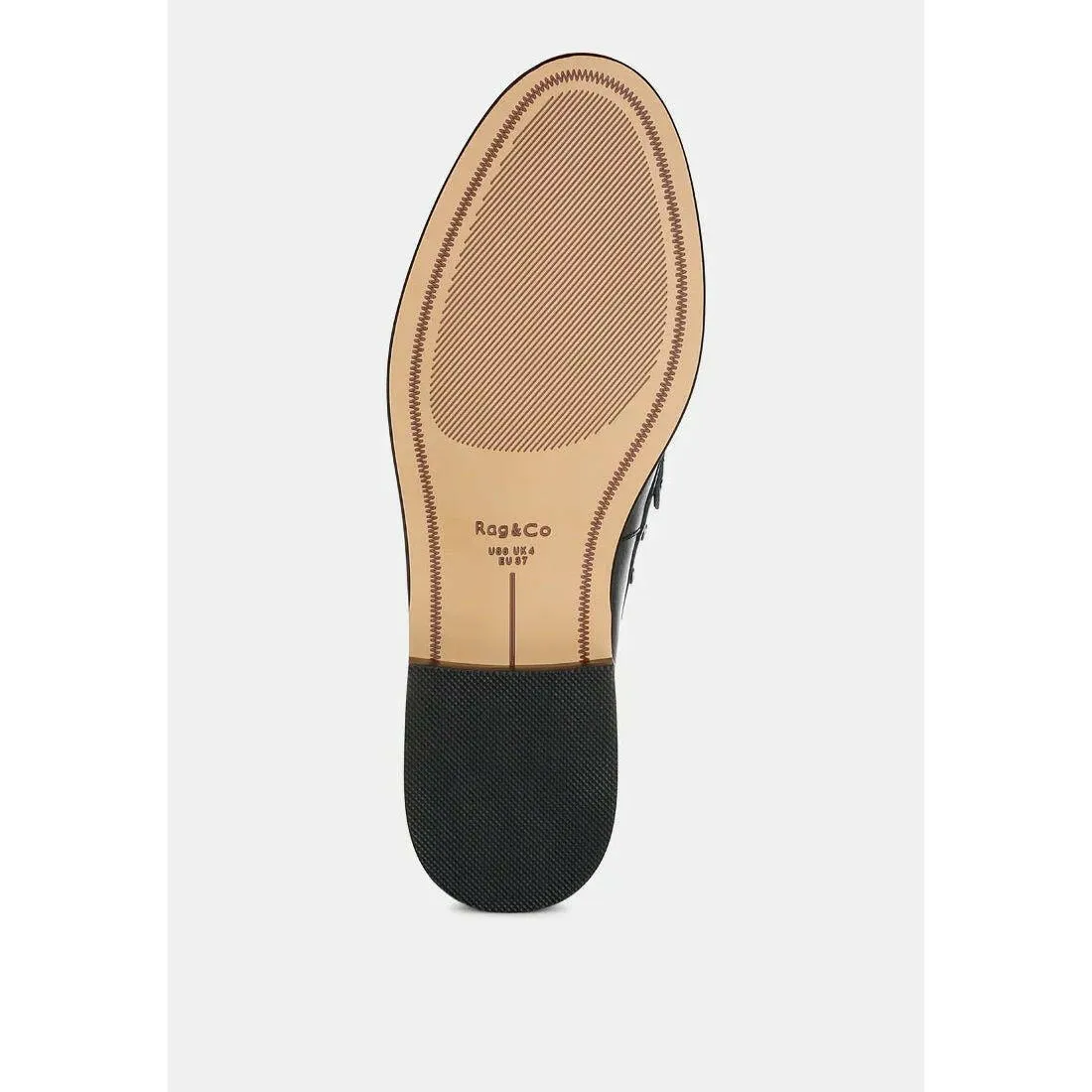 Oglavia Studs Embellished Leather Loafers