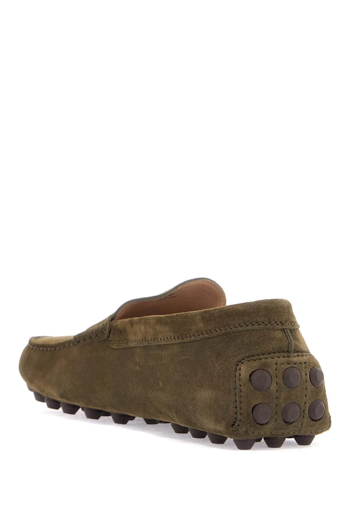olive green suede loafers with rubber sole XXM52K00640RE0 ALTRAVERSIONI