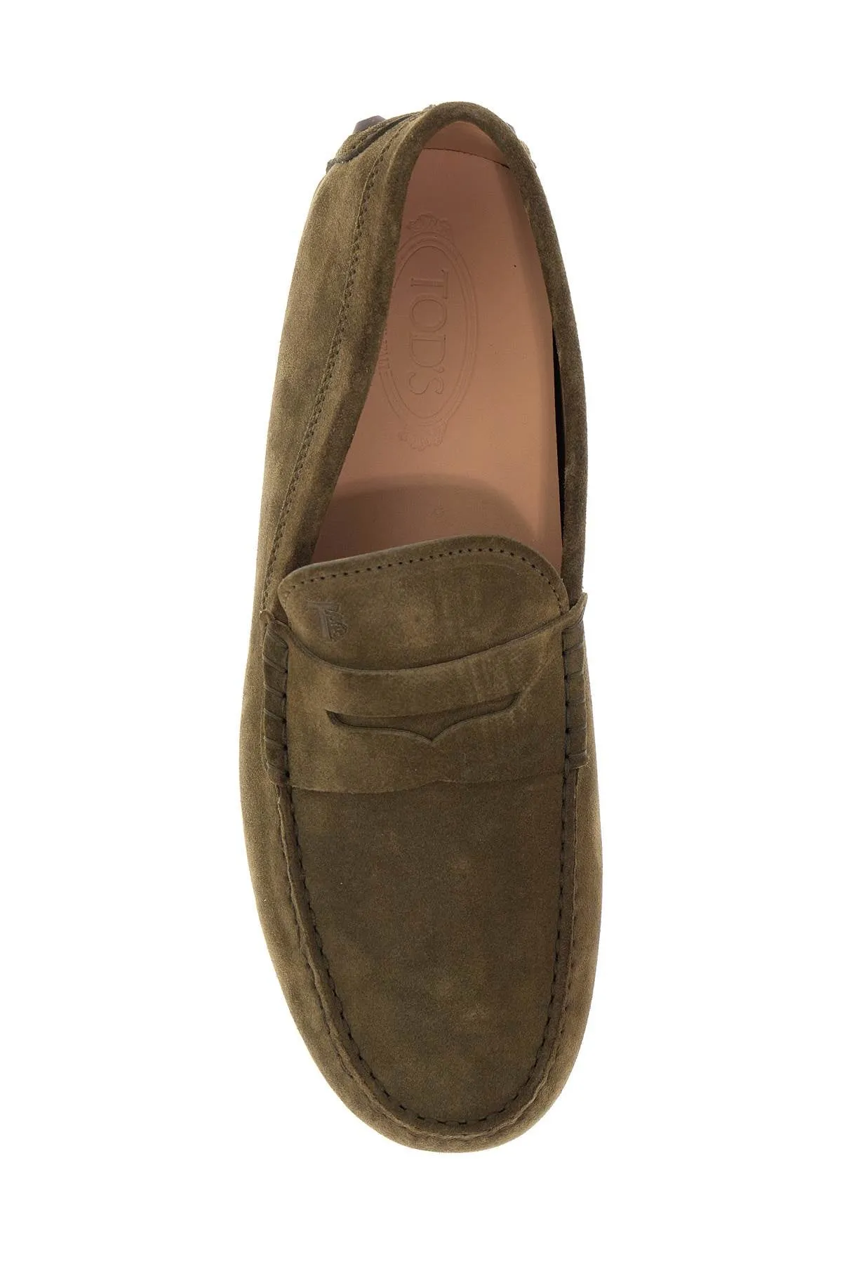 olive green suede loafers with rubber sole XXM52K00640RE0 ALTRAVERSIONI
