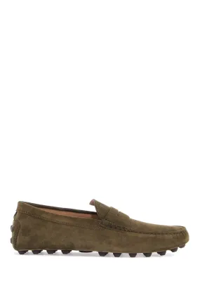 olive green suede loafers with rubber sole XXM52K00640RE0 ALTRAVERSIONI