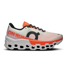 On Running Women's Cloudmonster 2 Shoes - White / Flame