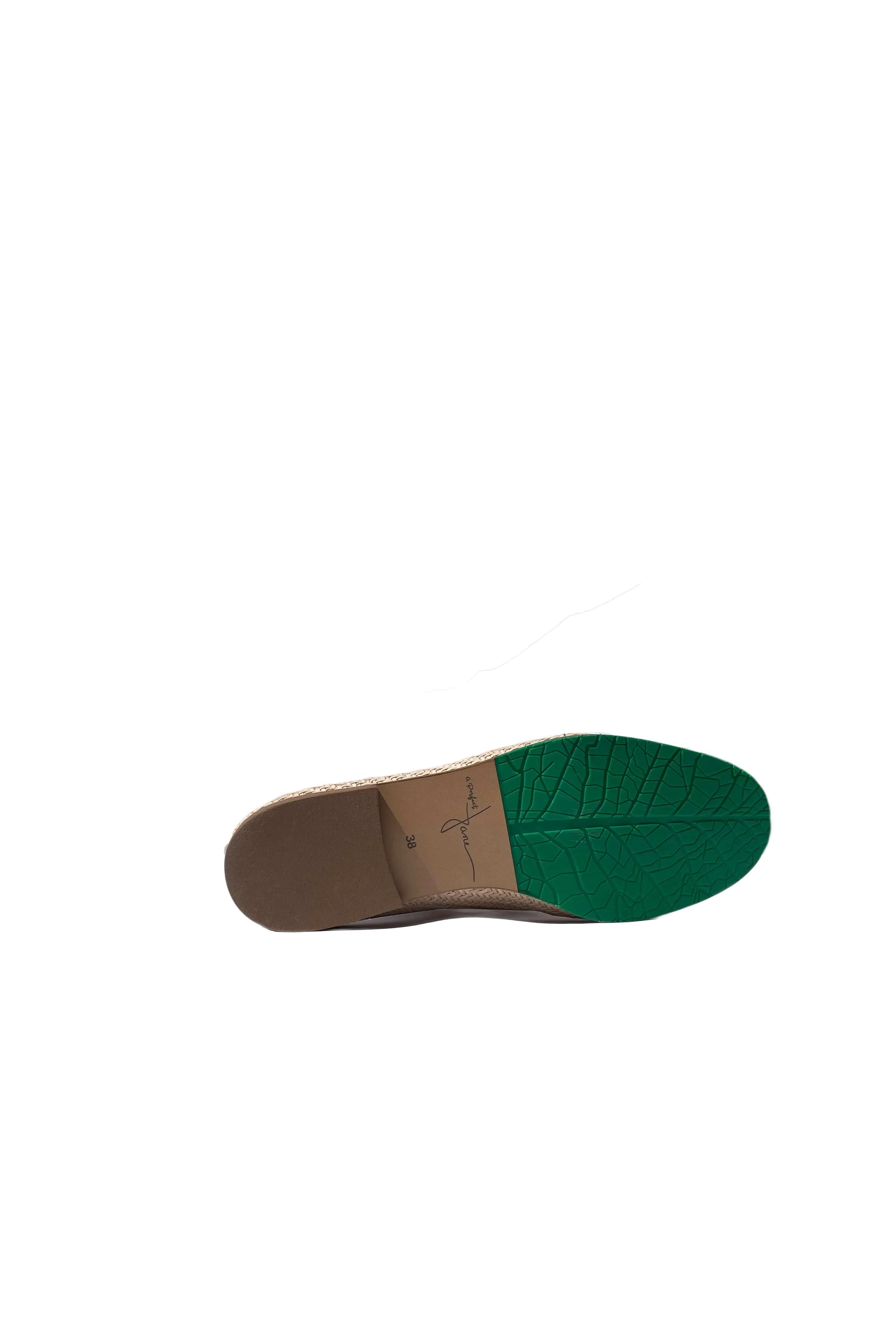 Princesa Raffia Vegan Loafers | Beige