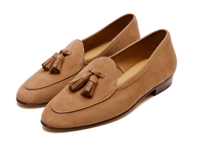Sagan Classic Tassel Loafers in Alezan Asteria Suede
