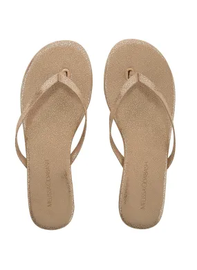 Sandals Gold Sparkle
