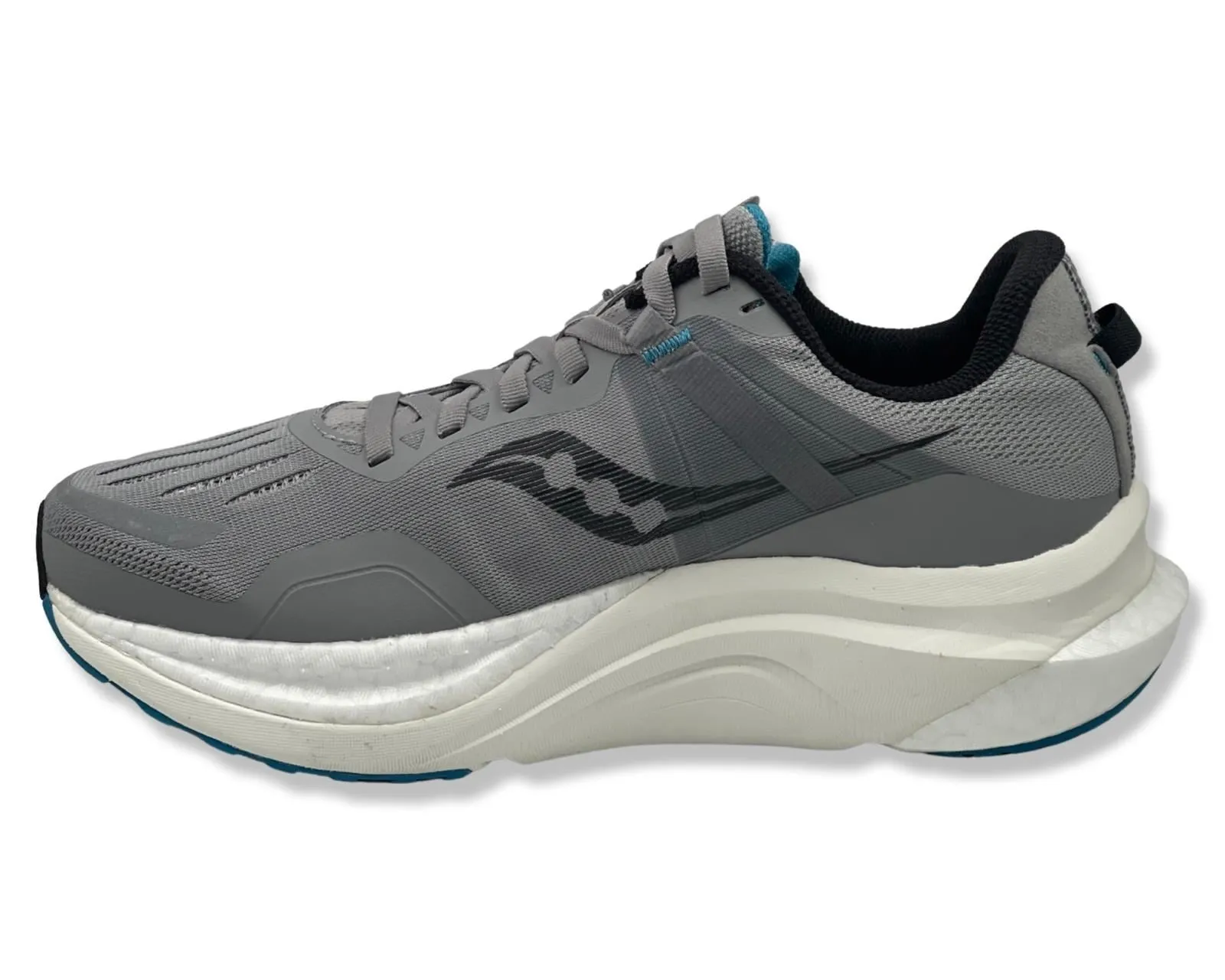 SAUCONY Tempus WIDE Runinng Shoes In Grey For Men's