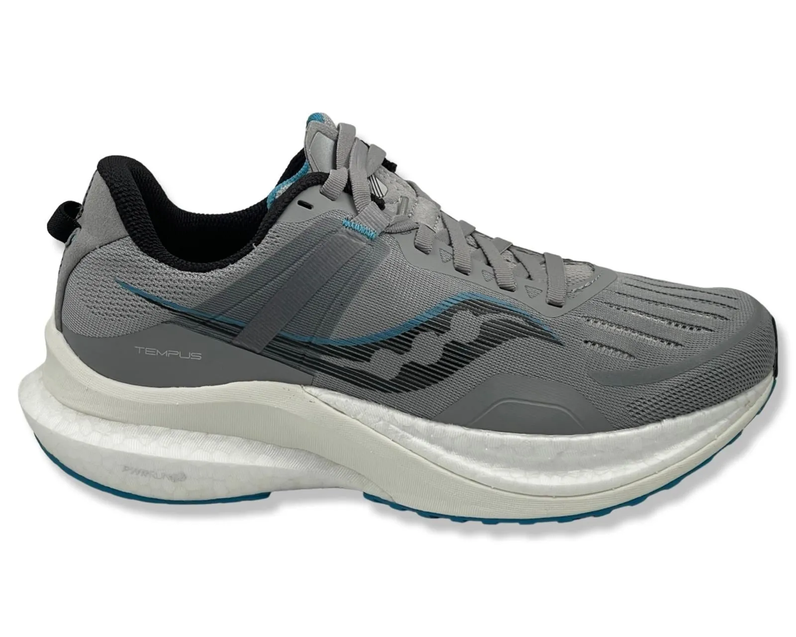 SAUCONY Tempus WIDE Runinng Shoes In Grey For Men's