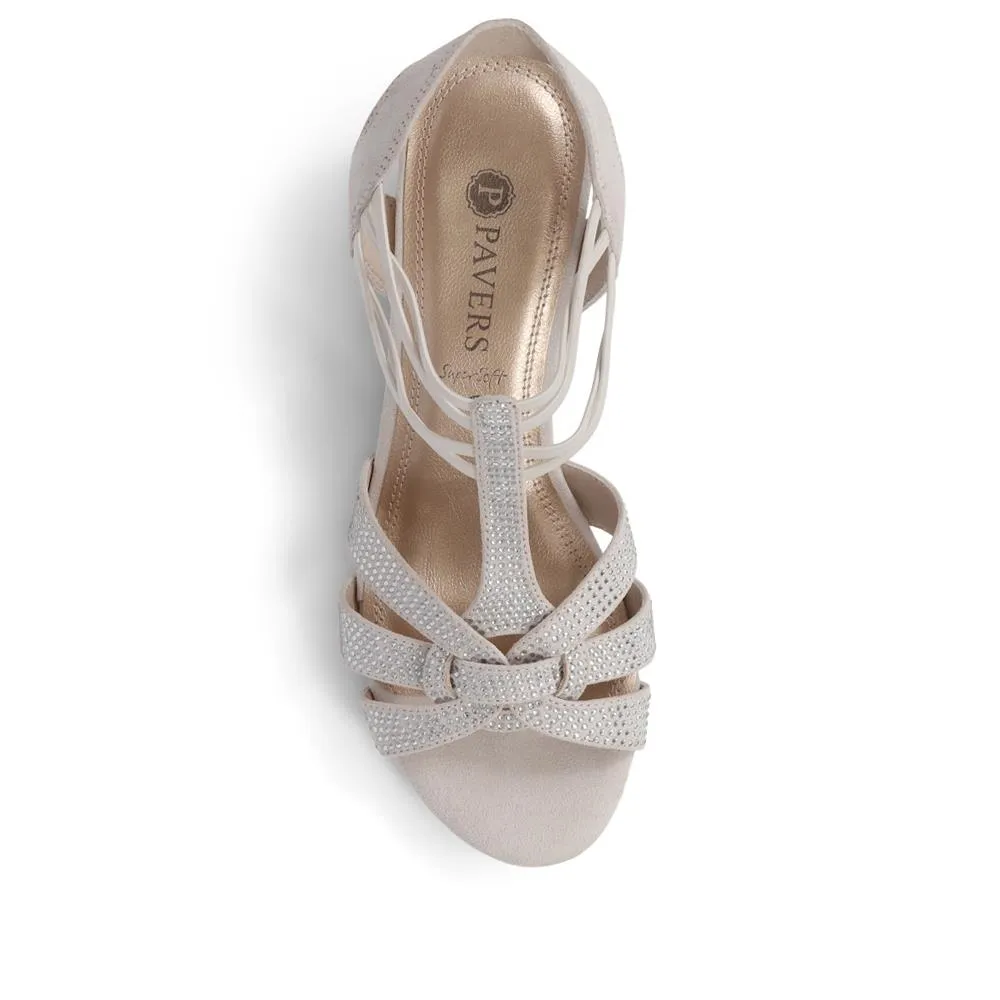 Slip-On Block-Heeled Sandals - PLAN39001 / 325 340