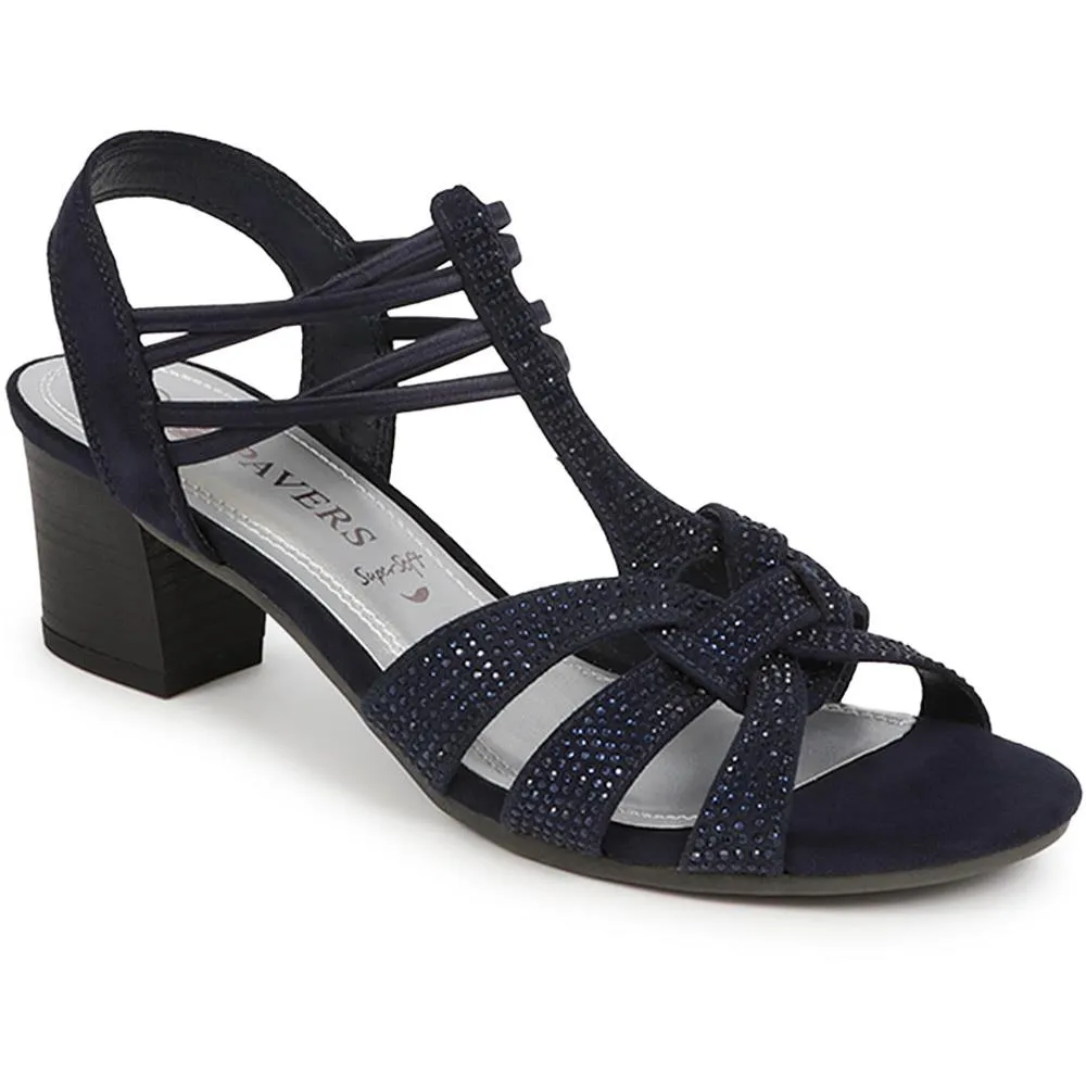 Slip-On Block-Heeled Sandals - PLAN39001 / 325 340
