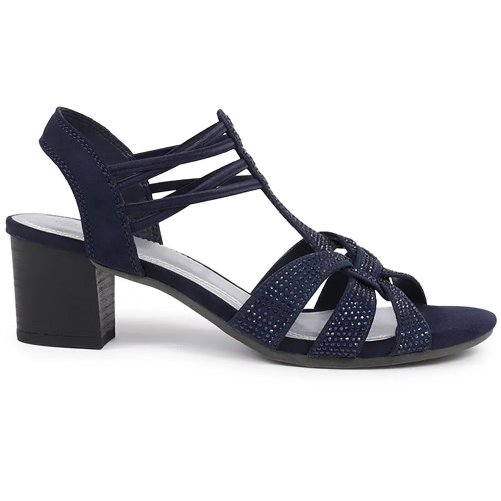 Slip-On Block-Heeled Sandals - PLAN39001 / 325 340
