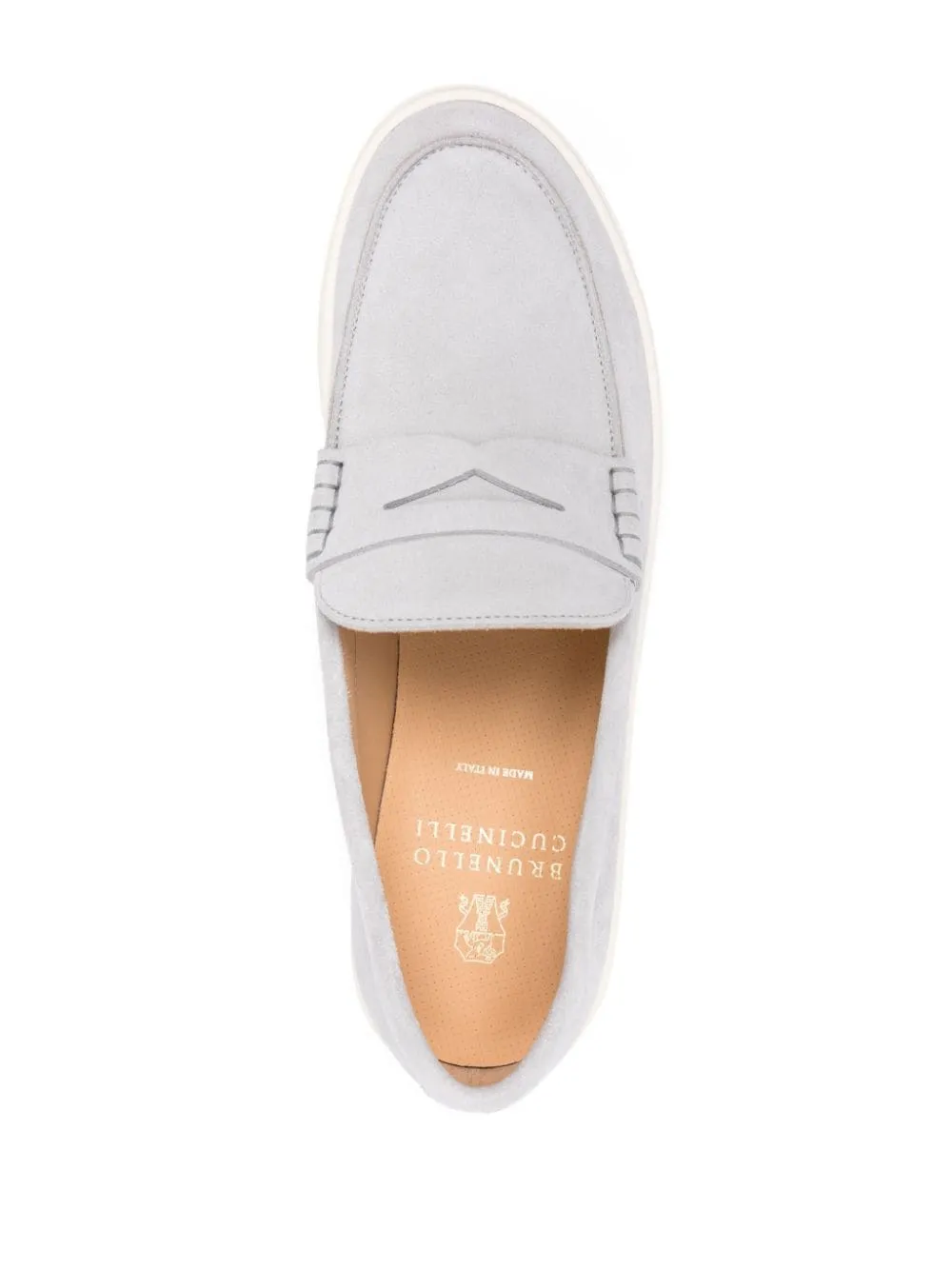 suede penny loafers