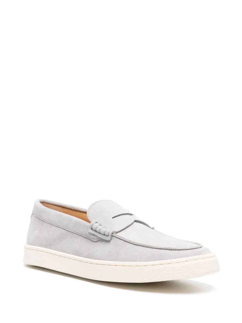 suede penny loafers