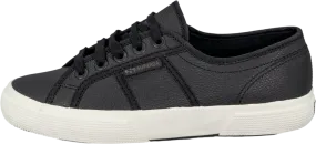 Superga  2750 Tumbled Leather Classic Sneakers Black Favorio