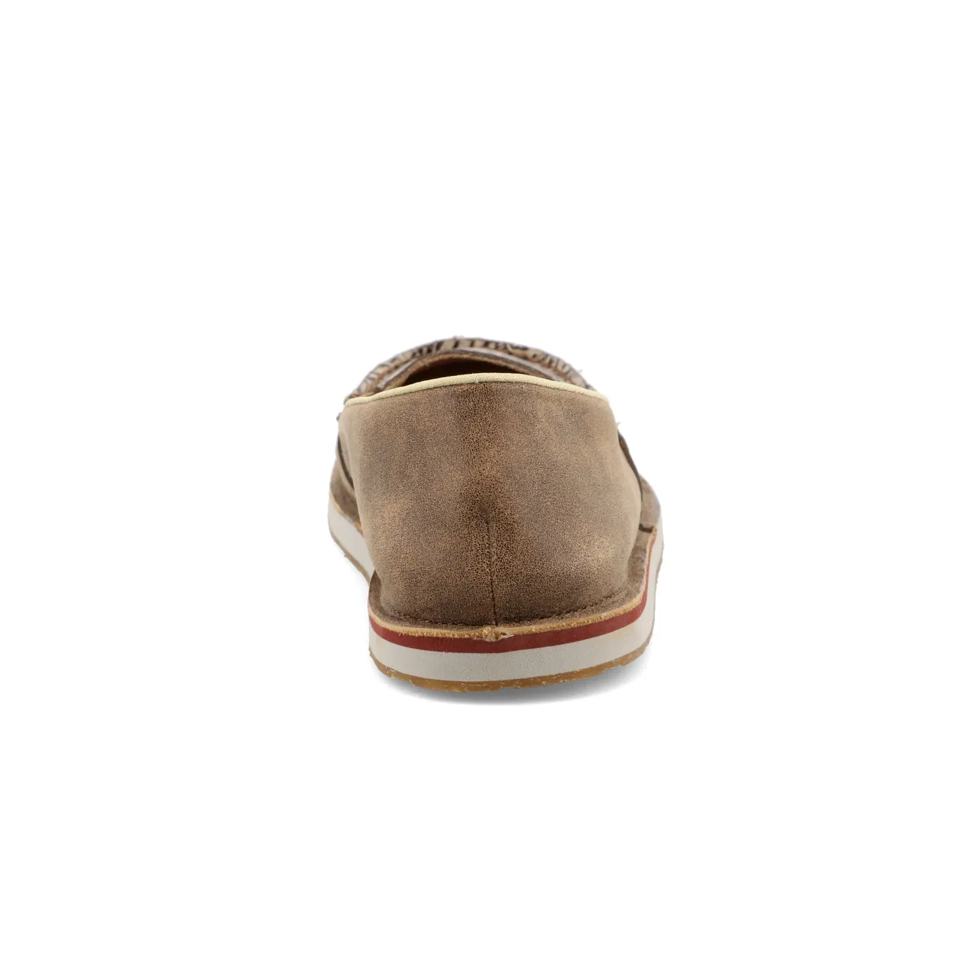 Twisted X Ladies Slip-On Bomber & Light Taupe Loafer Shoes