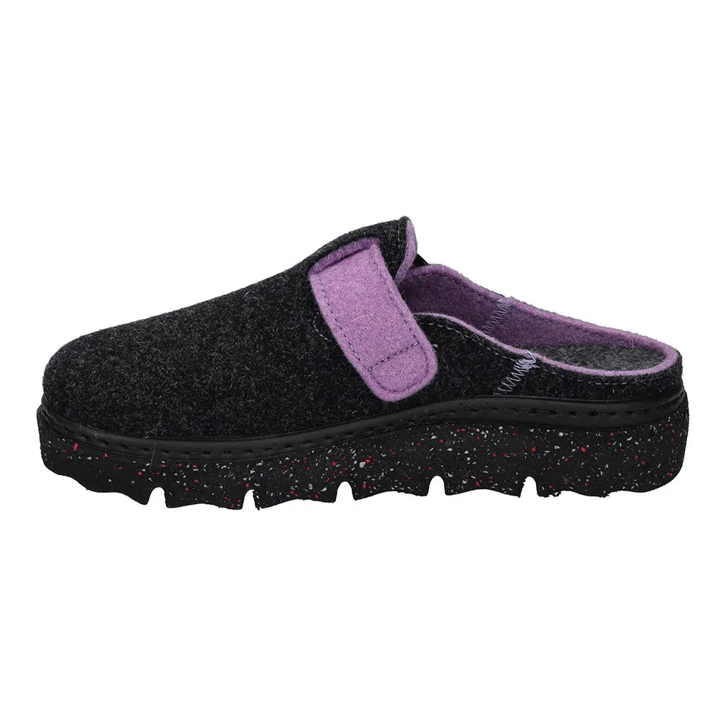 Westland 36402 Carmaux 02 Ladies Anthracite Grey Textile  Slippers