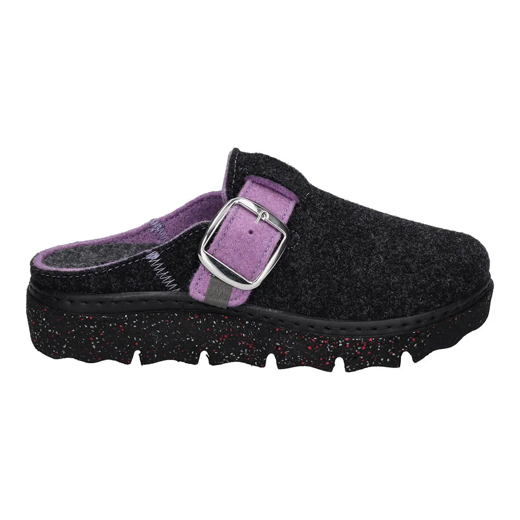 Westland 36402 Carmaux 02 Ladies Anthracite Grey Textile  Slippers