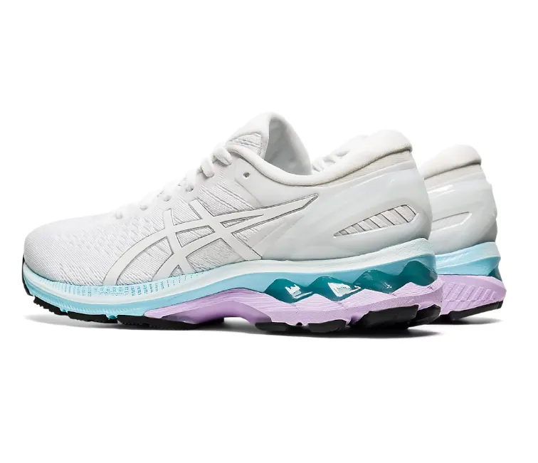 Women's Asics Gel-Kayano 27 (White/Pure Silver)