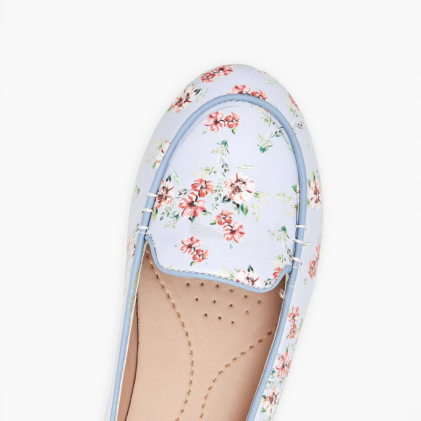 Women's Floral Loafers