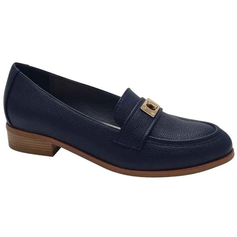 Zanni & Co Womens Navy Loafer - Benthuy One